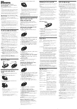 Preview for 2 page of Sony VAIO VGP-BMS30 Operating Instructions