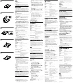 Предварительный просмотр 2 страницы Sony VAIO VGP-BPSC24 Operating Instructions