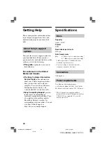 Preview for 20 page of Sony VAIO VGP-UHDM08 Operating Instructions Manual