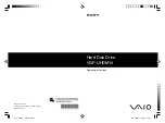 Preview for 1 page of Sony Vaio VGP-UHDM10 Operating Instructions Manual