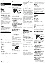 Sony VAIO VGP-UMS50 Operating Instructions предпросмотр