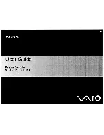 Preview for 1 page of Sony VAIO VGX-TP1 Series User Manual