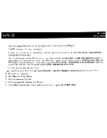 Preview for 16 page of Sony VAIO VGX-TP1 Series User Manual