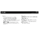 Preview for 25 page of Sony VAIO VGX-TP1 Series User Manual