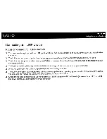 Preview for 86 page of Sony VAIO VGX-TP1 Series User Manual