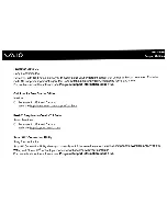 Preview for 148 page of Sony VAIO VGX-TP1 Series User Manual