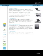 Preview for 1 page of Sony VAIO VPCB11HGX/B Specifications