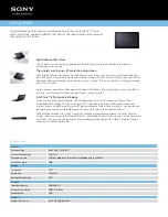 Preview for 1 page of Sony VAIO VPCCA25FX/B Specification Sheet