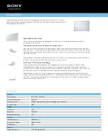 Sony VAIO VPCCA25FX/W Specification Sheet preview