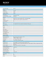 Preview for 2 page of Sony VAIO VPCCB22FX/G Specification Sheet