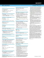 Preview for 2 page of Sony VAIO VPCCW1JGX Specifications