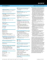 Preview for 2 page of Sony VAIO VPCEB16FX/B Specifications