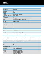 Preview for 2 page of Sony VAIO VPCEB1SFX Specifications