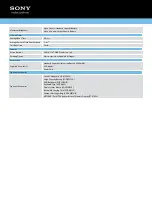 Preview for 3 page of Sony VAIO VPCEB1SFX Specifications