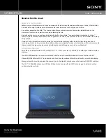 Sony VAIO VPCEB33FM/BJ Brochure preview