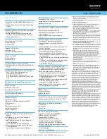 Preview for 2 page of Sony VAIO VPCEB33FX/BJ Specifications