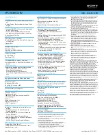 Preview for 2 page of Sony VAIO VPCEB36GX/BJ Specifications