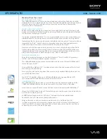 Preview for 1 page of Sony VAIO VPCEB3AFX/BJ Specifications