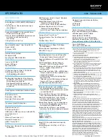 Preview for 2 page of Sony VAIO VPCEB3AFX/BJ Specifications