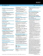 Preview for 2 page of Sony VAIO VPCEB3AFX/WI Specifications