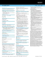 Preview for 2 page of Sony VAIO VPCEB3CFX/BJ Specifications