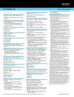 Preview for 2 page of Sony VAIO VPCEB3EFX/BJ Specifications