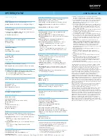 Preview for 2 page of Sony VAIO VPCEB3QFX/WI Specifications