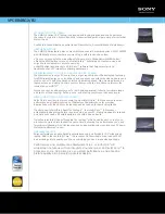 Sony VAIO VPCEB4BGX Specification preview