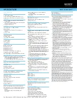 Preview for 2 page of Sony VAIO VPCEC3AFX/BJ Specifications