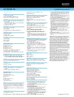 Preview for 2 page of Sony VAIO VPCEE29FX/BI Specifications