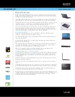 Sony VAIO VPCEE33FX/BJ Specification Sheet preview