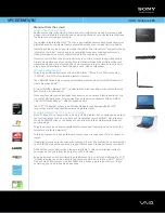 Sony VAIO VPCEE3WFX/BJ Specification Sheet preview