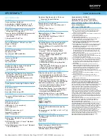 Preview for 2 page of Sony VAIO VPCEE3WFX/T Specification Sheet