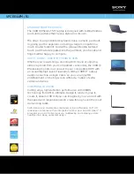 Preview for 1 page of Sony VAIO VPCEE44FM/BJ Specification Sheet