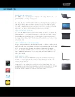 Sony VAIO VPCEE45FX/BJ Specification Sheet preview