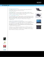 Sony VAIO VPCEE45FX/BJ Specifications preview