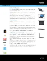 Preview for 1 page of Sony VAIO VPCEF34FX/BI Specification Sheet