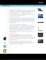 Preview for 1 page of Sony VAIO VPCEF44FX/BI Specification Sheet