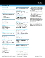 Preview for 2 page of Sony VAIO VPCEF47FX/BI Specification Sheet