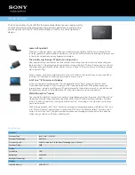 Preview for 1 page of Sony VAIO VPCEG16FM Specifications