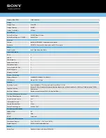 Preview for 2 page of Sony VAIO VPCEG1EGX Specifications