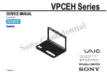 Sony VAIO VPCEH Series Service Manual preview