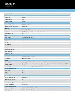 Preview for 2 page of Sony VAIO VPCEH11FXB Specifications