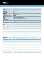 Preview for 2 page of Sony VAIO VPCEH11FXW Specifications