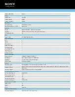 Preview for 2 page of Sony VAIO VPCEH18GM Specifications