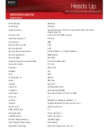 Preview for 2 page of Sony VAIO VPCEH23FD Specifications