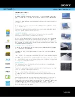 Preview for 1 page of Sony VAIO VPCF116FX/H Brochure