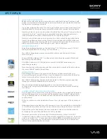 Sony VAIO VPCF13JFX/B Specifications preview