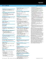 Preview for 2 page of Sony VAIO VPCF13PFX/B Specifications