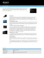 Sony VAIO VPCF22FGX/B Specifications preview